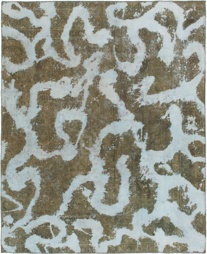 225cm x 280cm anudado a mano Ultra Vintage Alfombra Persa Lana