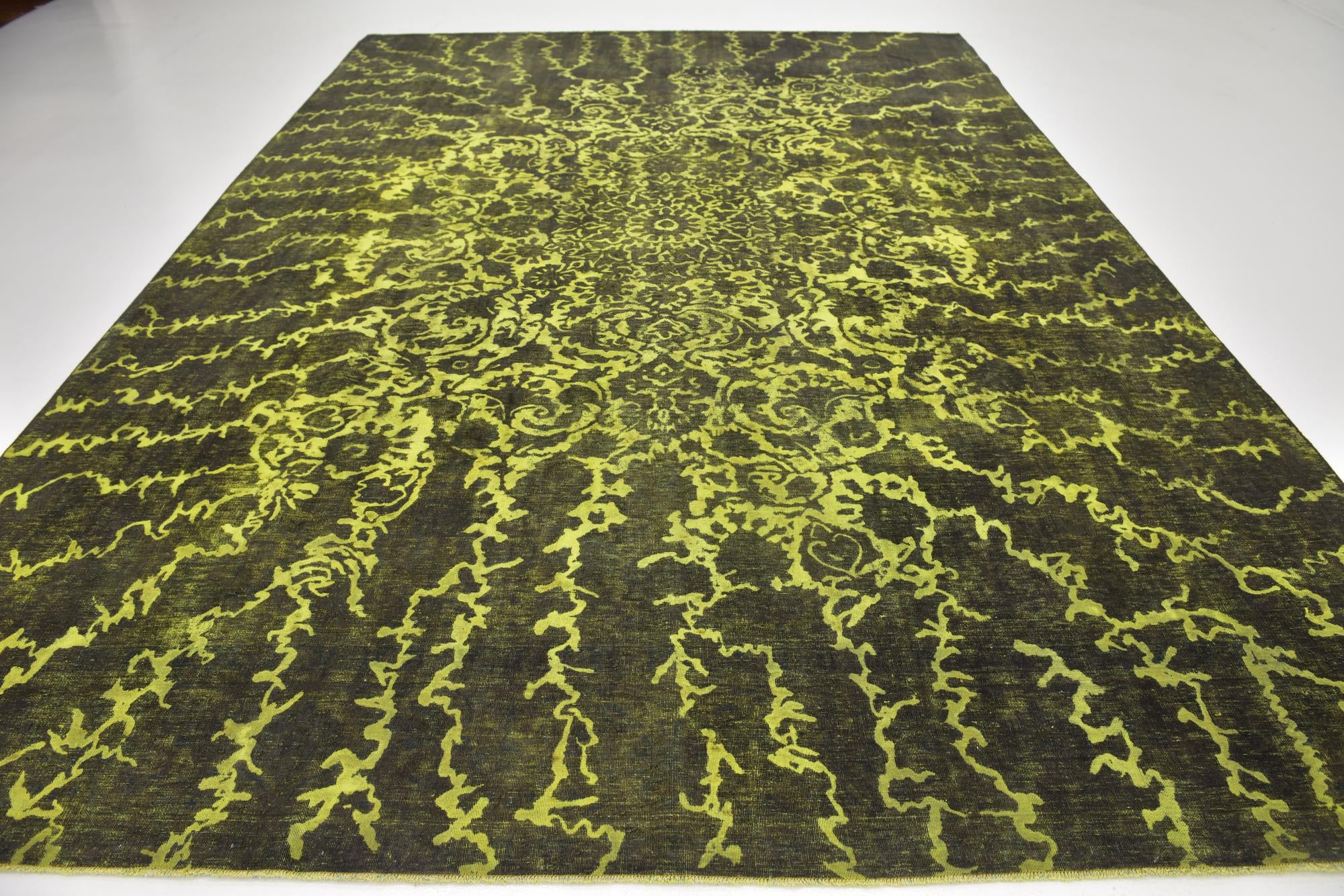 9' 9 x 13' 9 Hand Knotted Ultra Vintage Persian Wool Rug