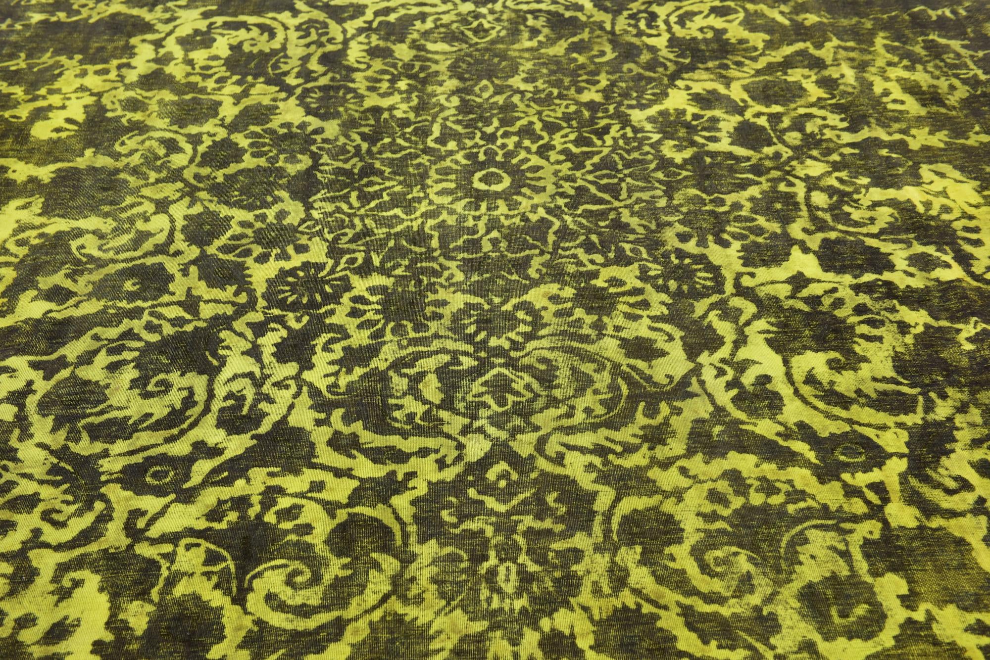 9' 9 x 13' 9 Hand Knotted Ultra Vintage Persian Wool Rug