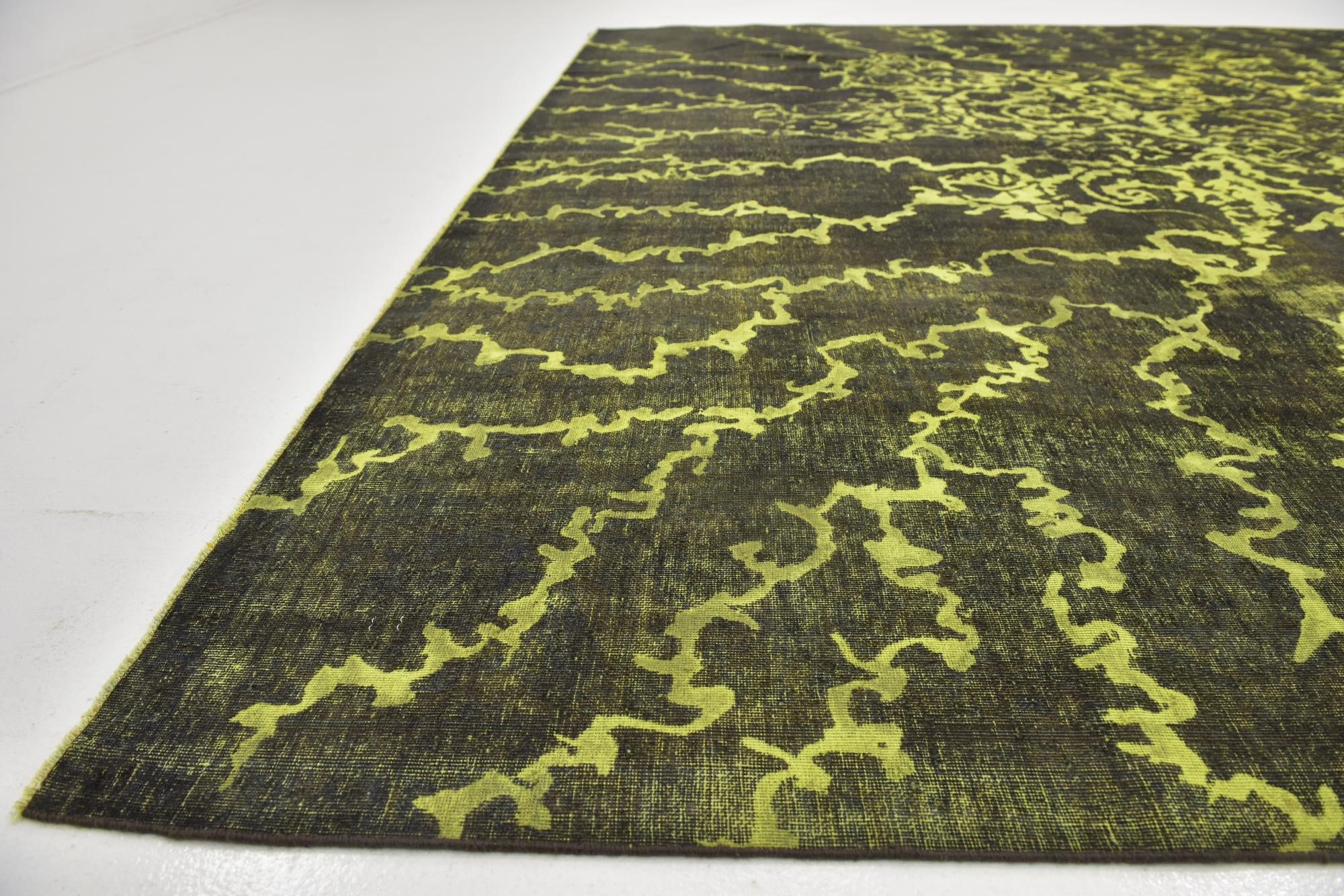 9' 9 x 13' 9 Hand Knotted Ultra Vintage Persian Wool Rug