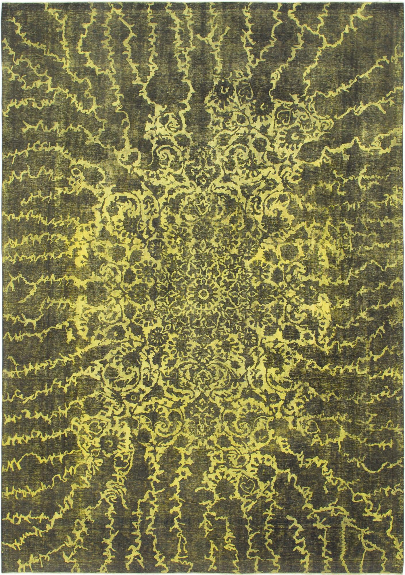 9' 9 x 13' 9 Hand Knotted Ultra Vintage Persian Wool Rug
