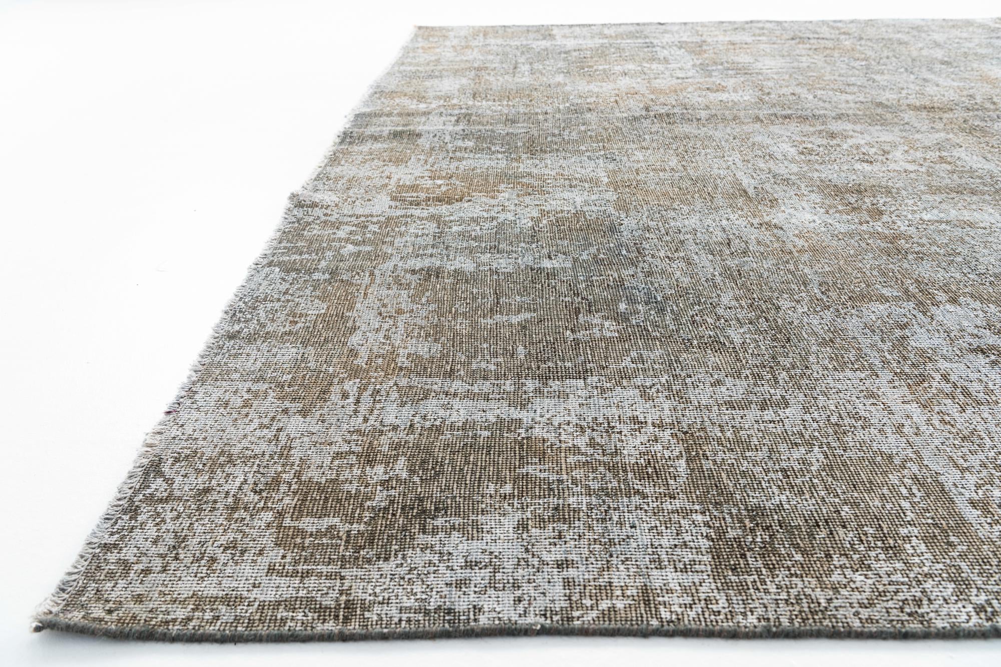 9' 4 x 12' 7 Hand Knotted Ultra Vintage Persian Wool Rug