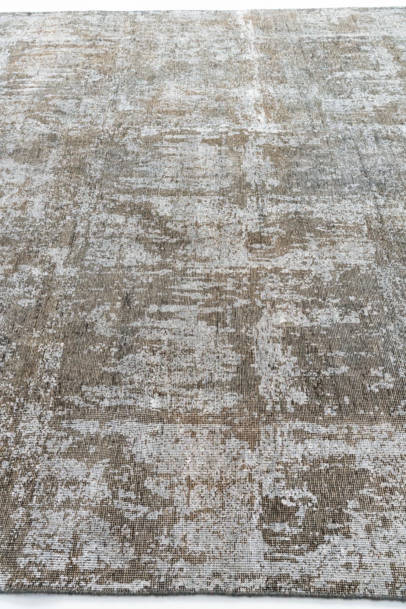 9' 4 x 12' 7 Hand Knotted Ultra Vintage Persian Wool Rug
