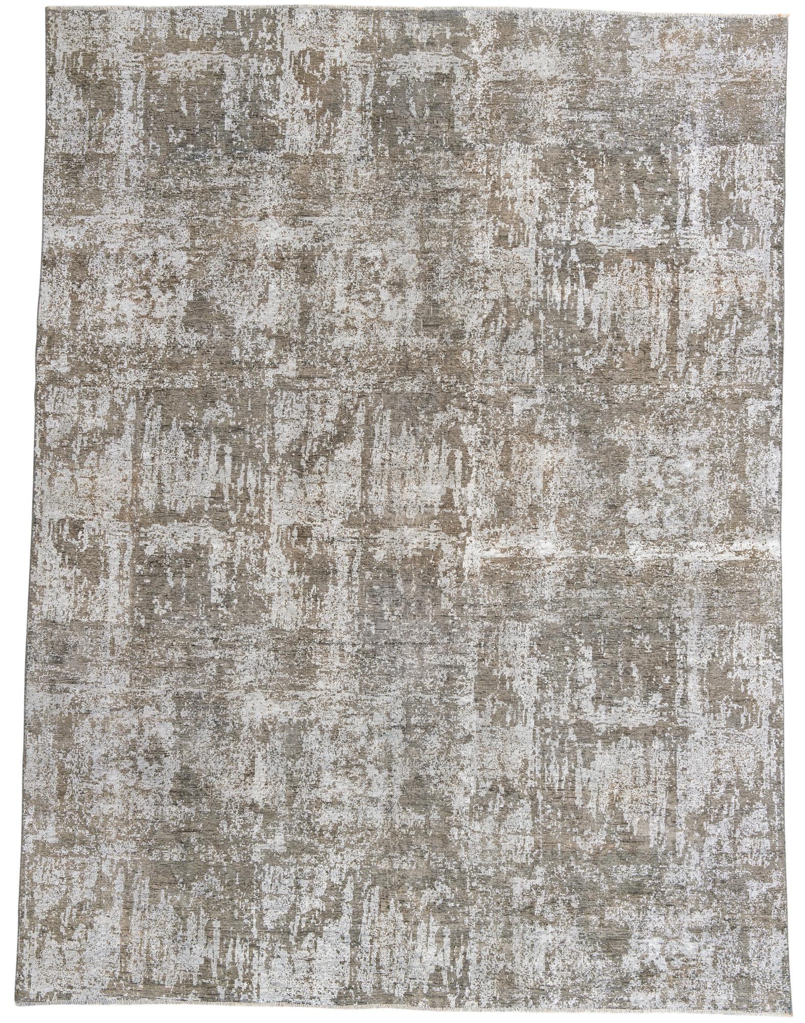 9' 4 x 12' 7 Hand Knotted Ultra Vintage Persian Wool Rug