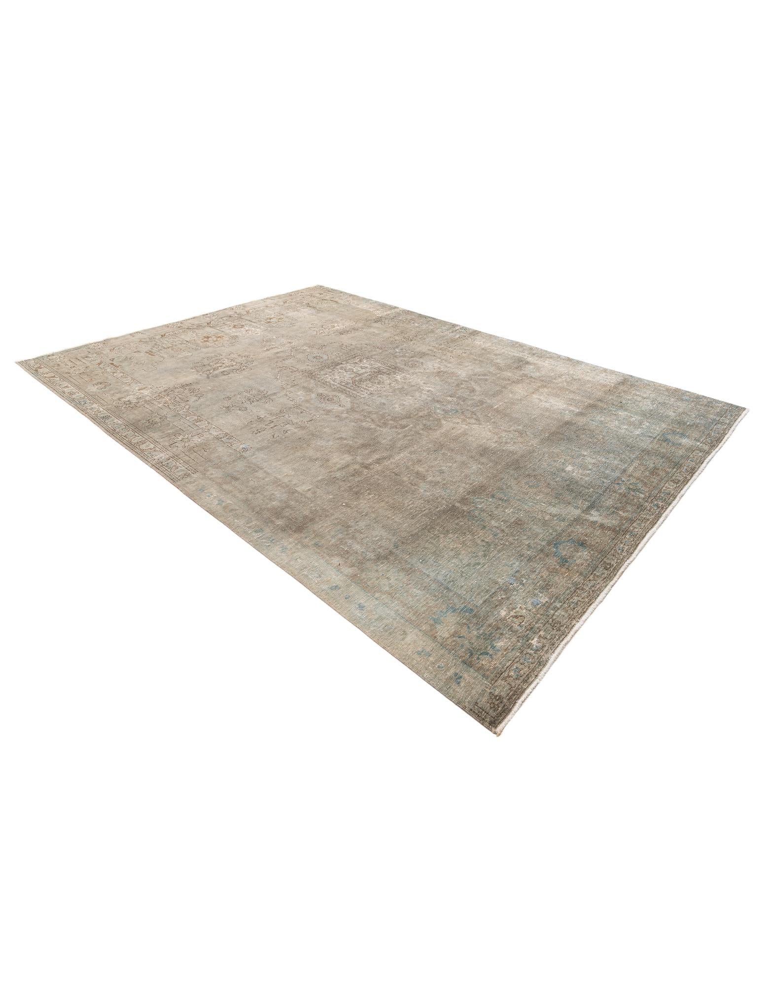 275cm x 375cm Hand Knotted Ultra Vintage Persian Wool Rug