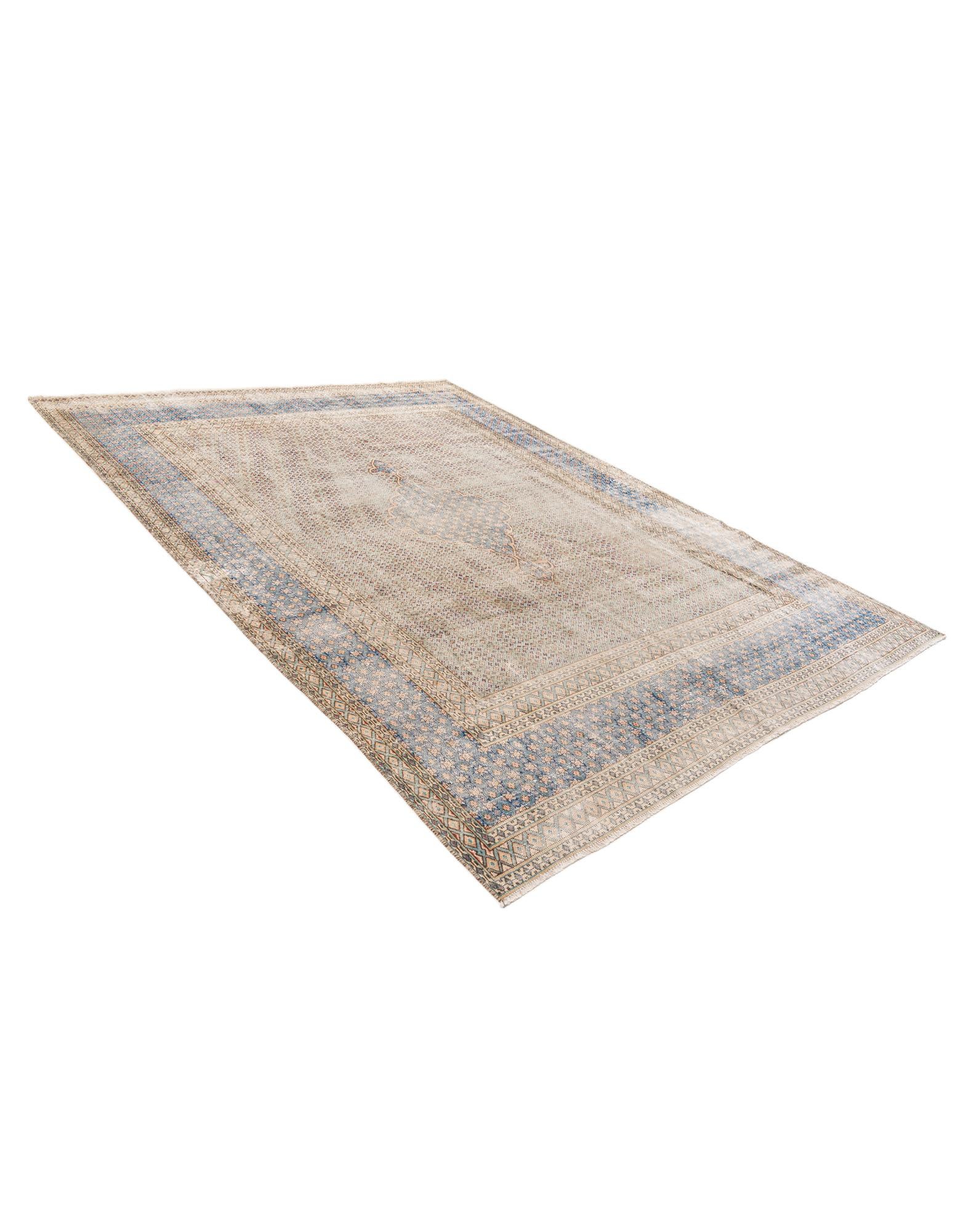 7' 8 x 10' 4 Hand Knotted Ultra Vintage Persian Wool Rug