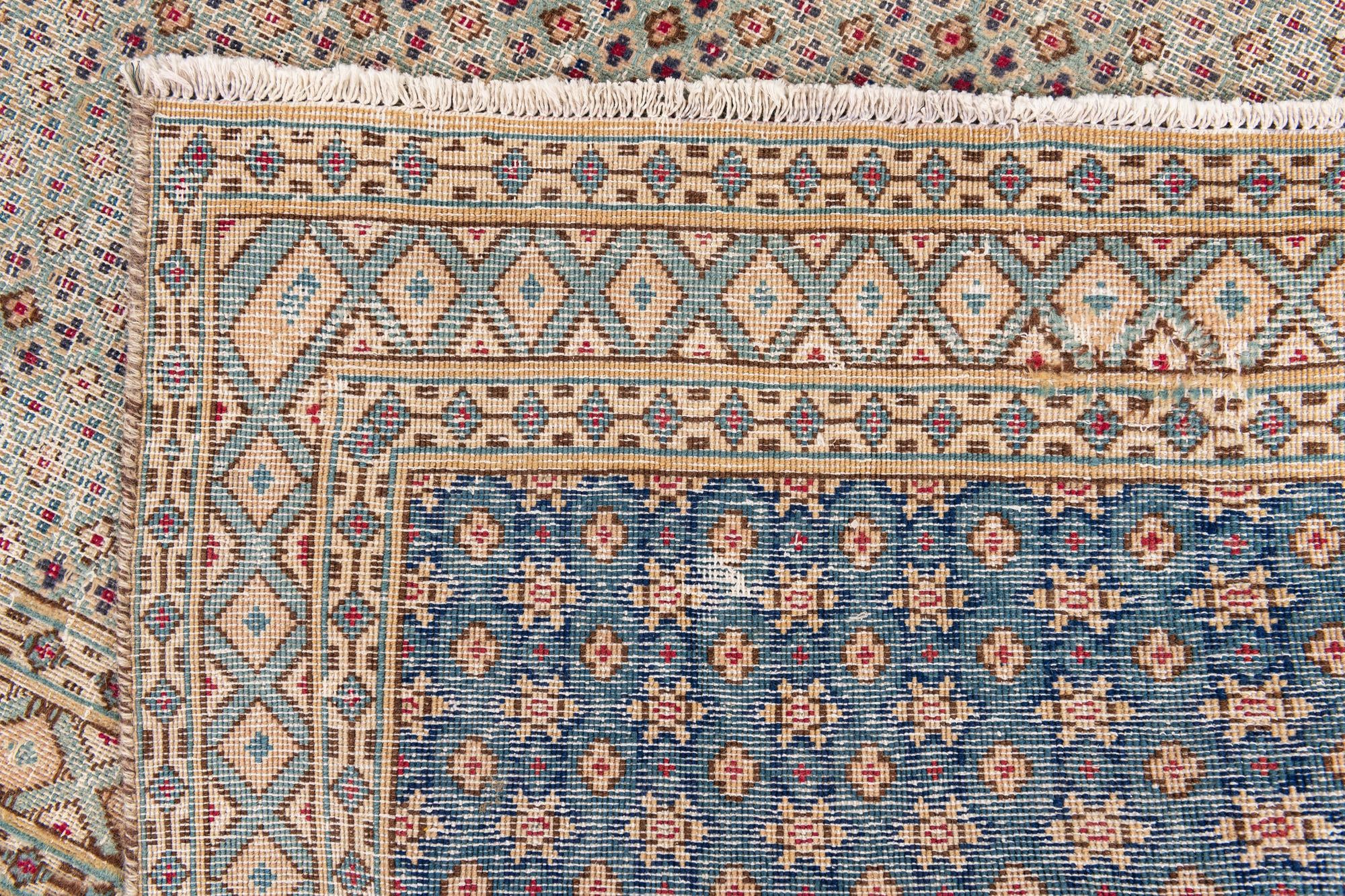 7' 8 x 10' 4 Hand Knotted Ultra Vintage Persian Wool Rug