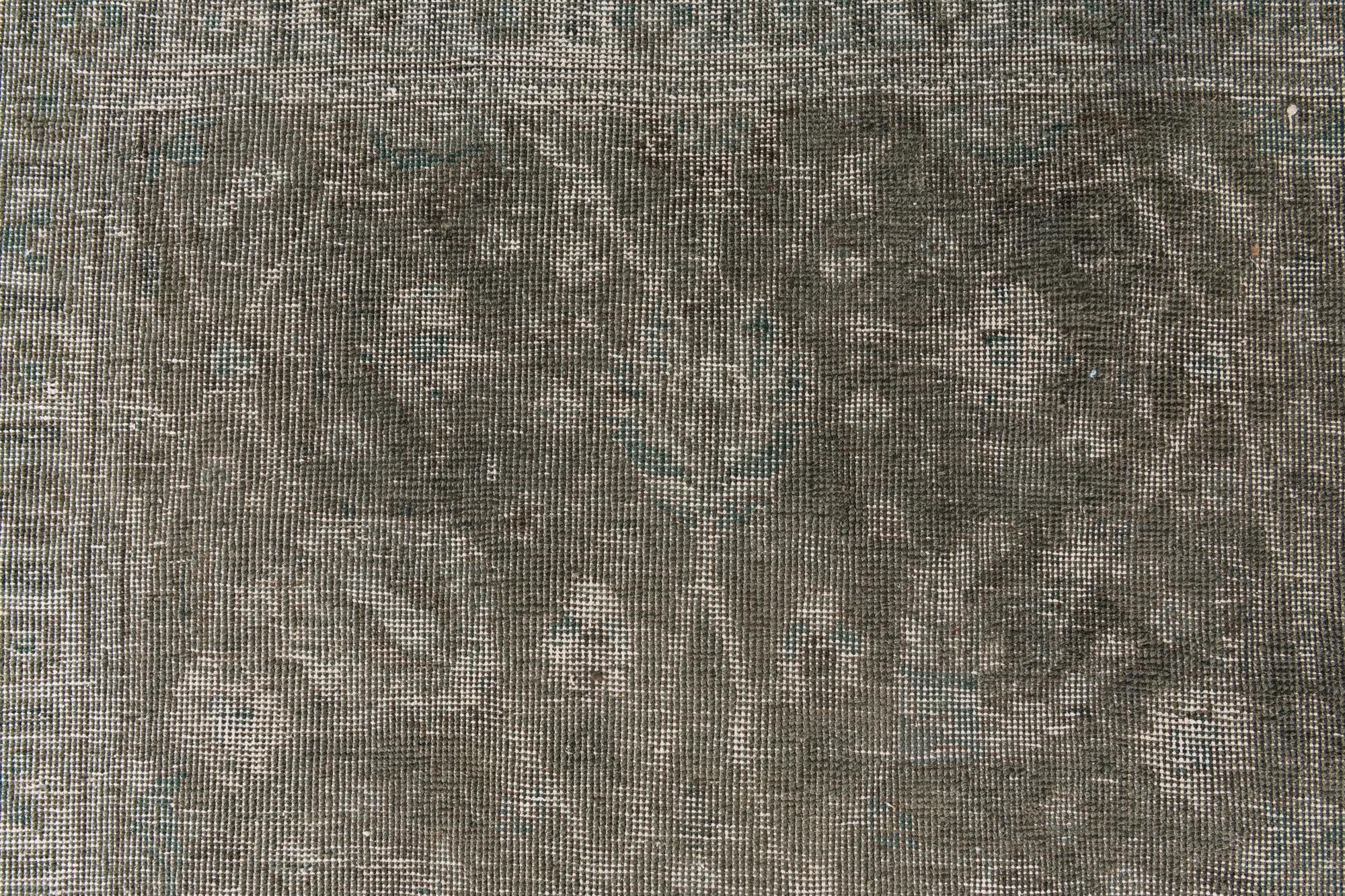 9' 1 x 13' Hand Knotted Ultra Vintage Persian Wool Rug
