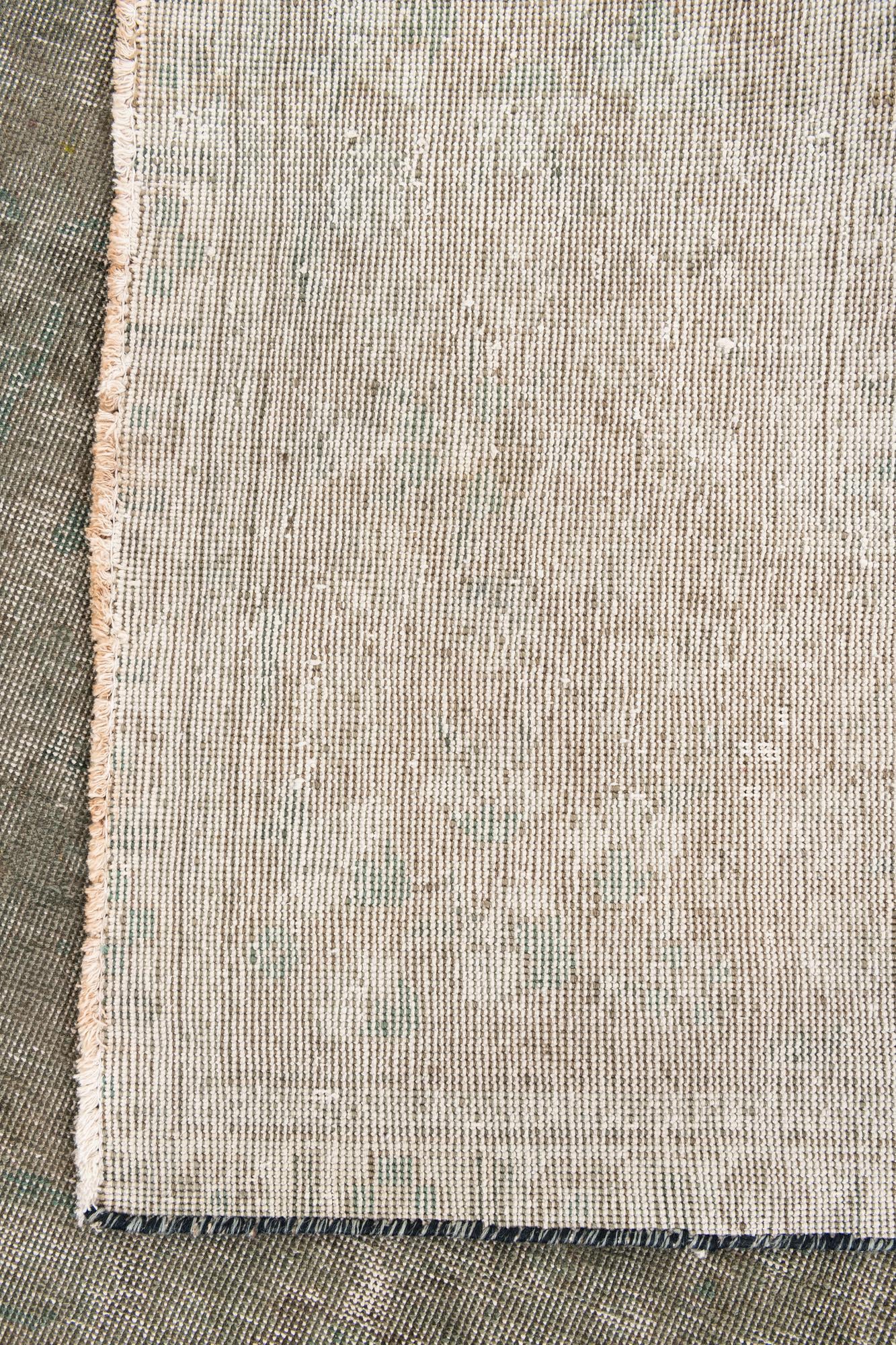 9' 1 x 13' Hand Knotted Ultra Vintage Persian Wool Rug