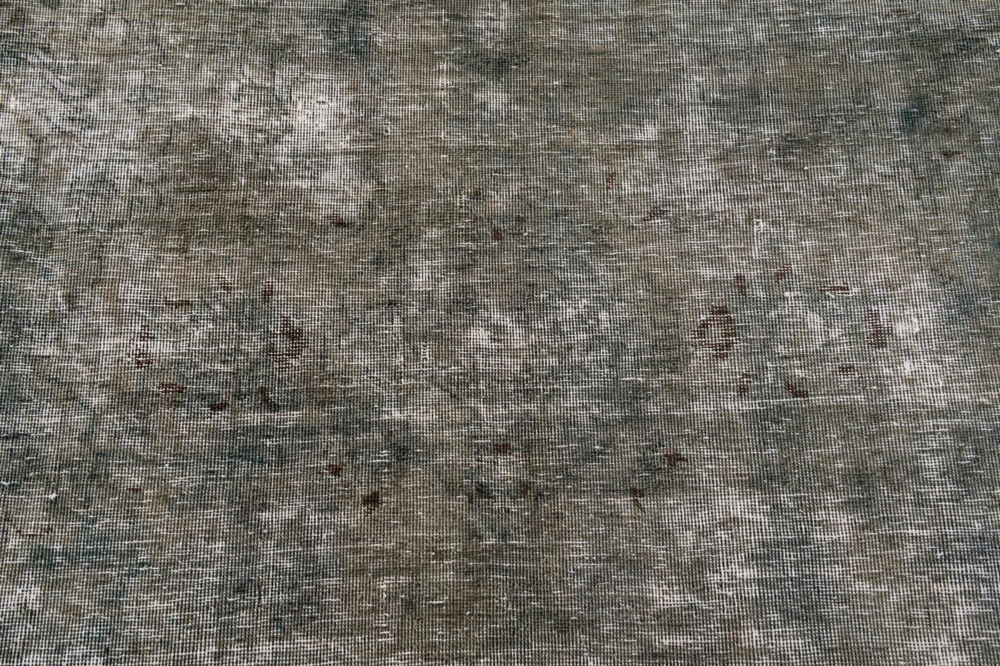 7' 3 x 10' 5 Hand Knotted Ultra Vintage Persian Wool Rug