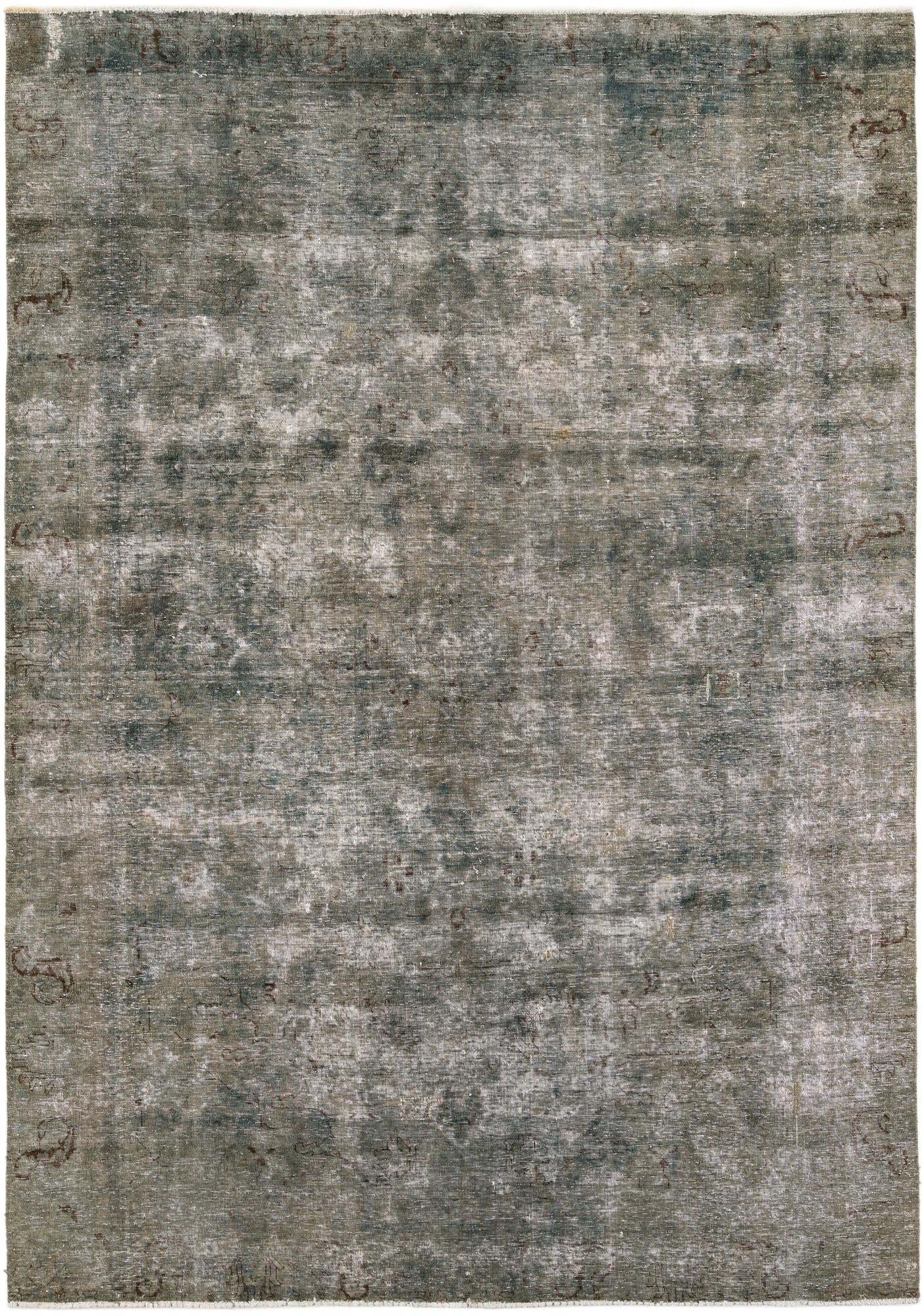 7' 3 x 10' 5 Hand Knotted Ultra Vintage Persian Wool Rug