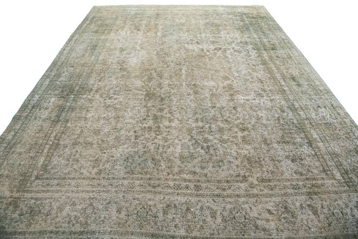 Detail image of 280cm x 375cm anudado a mano Ultra Vintage Alfombra Persa Lana