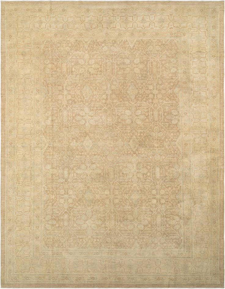Detail image of 9' 9 x 15' 4 Hand Knotted Ziegler Rug