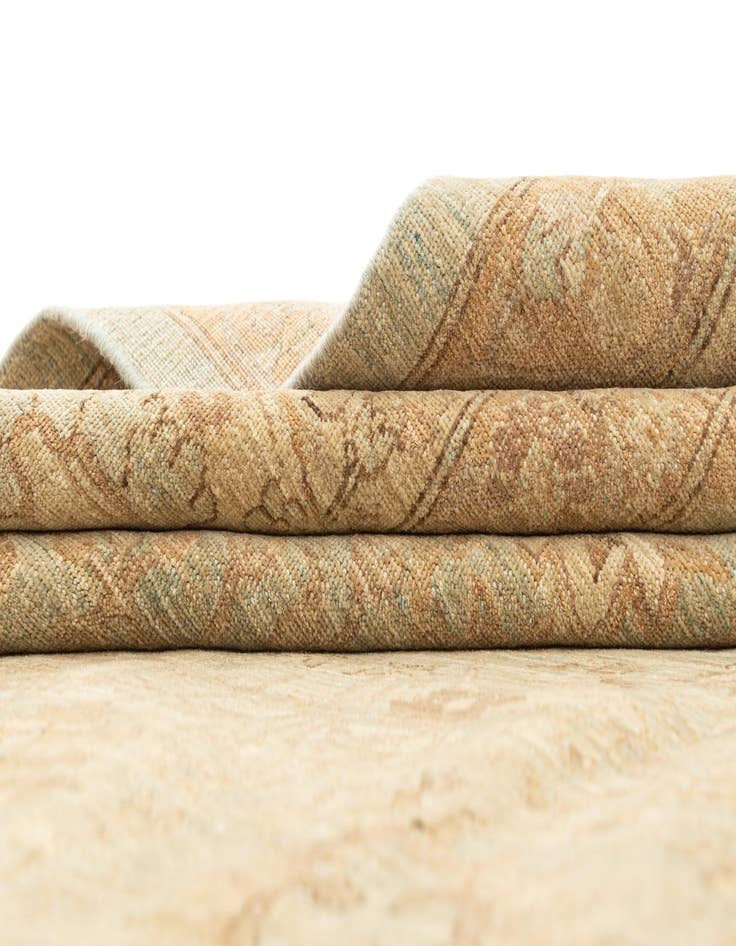 Detail image of 9' x 12' 4 Hand Knotted Ziegler Rug