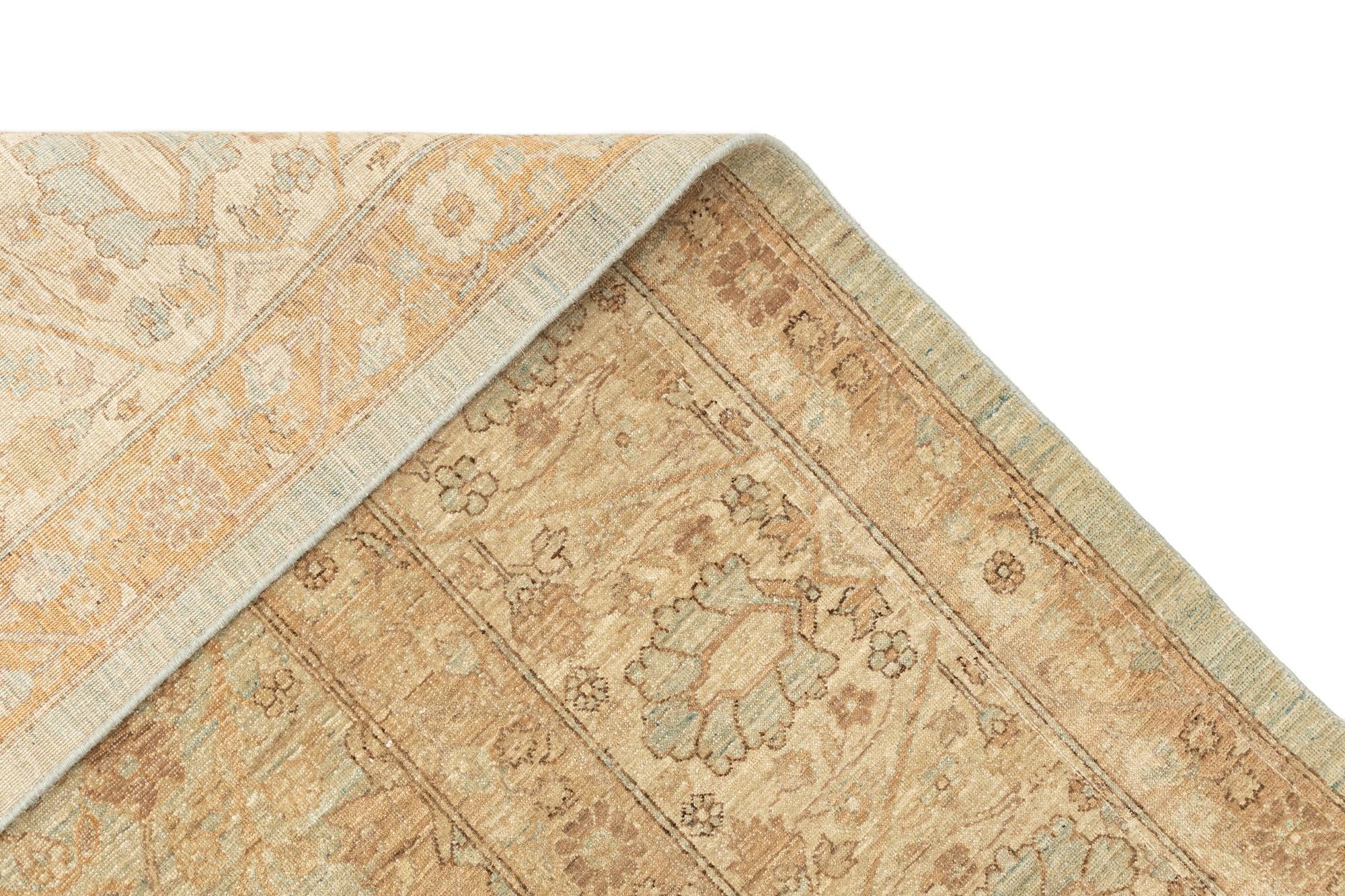 9' x 12' 4 Hand Knotted Ziegler Rug