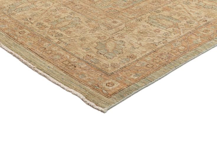 Detail image of 9' x 12' 4 Hand Knotted Ziegler Rug