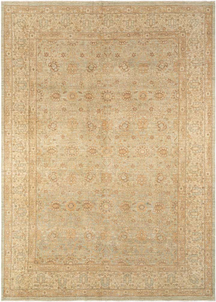 9' x 12' 4 Hand Knotted Ziegler Rug