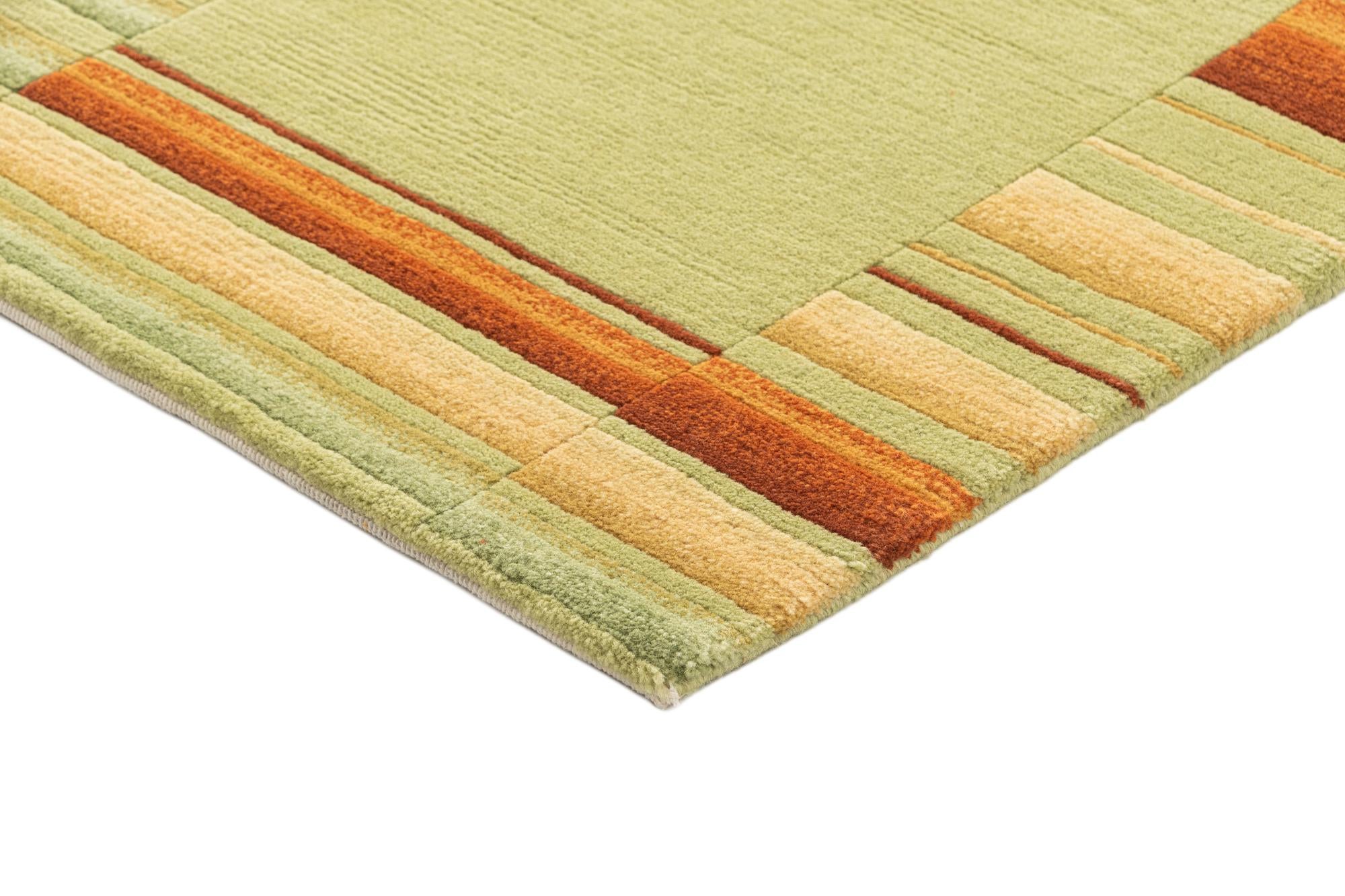 2' 4 x 4' 7 Hand Knotted Gabbeh Wool Runner Rug