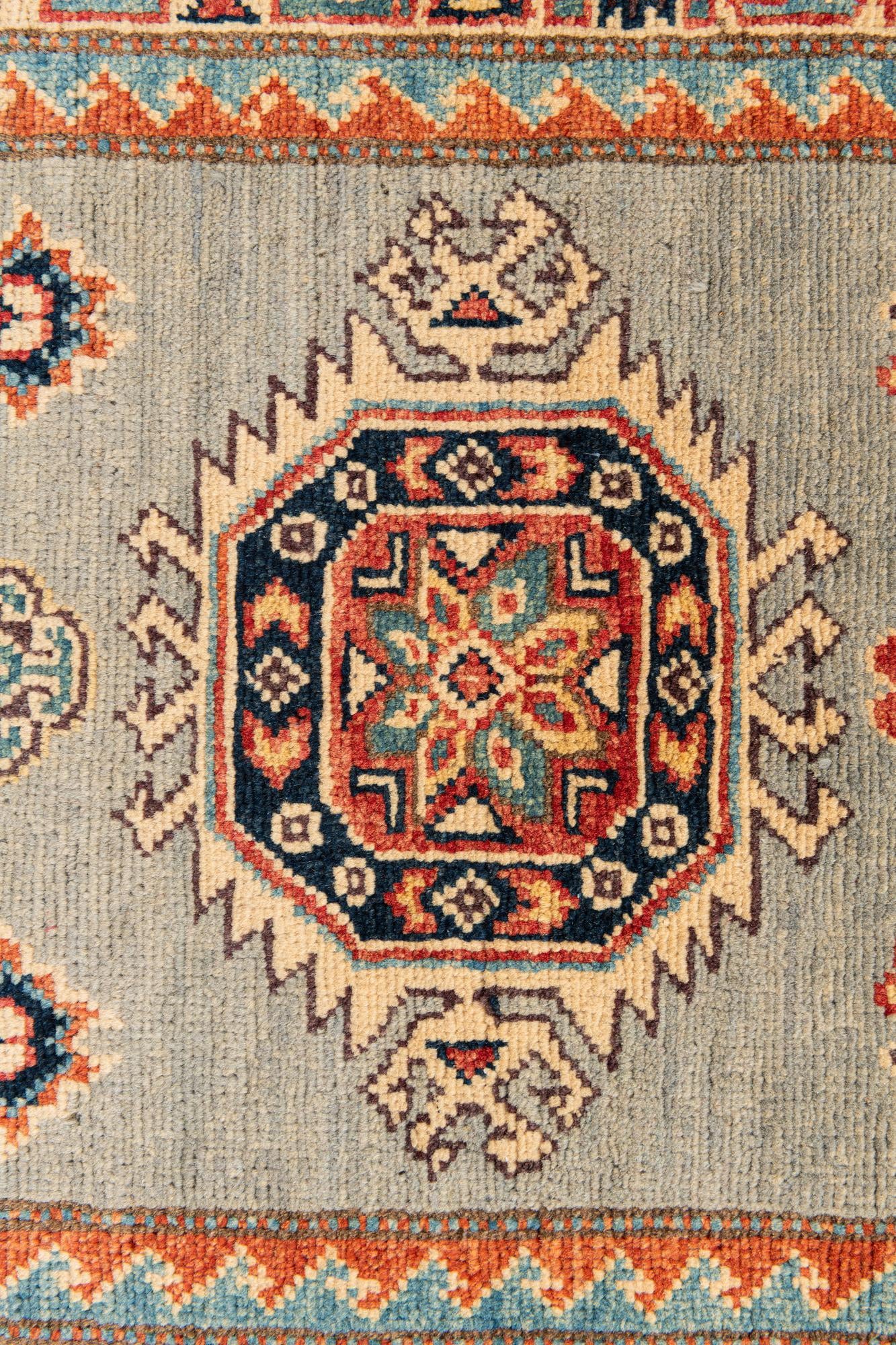 80cm x 290cm anudado a mano Kazak Alfombra Pasillera