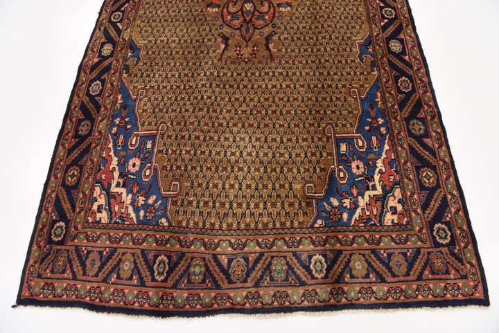 5' 2 x 11' 6 Hand Knotted Koliaei Persian Wool Runner Rug