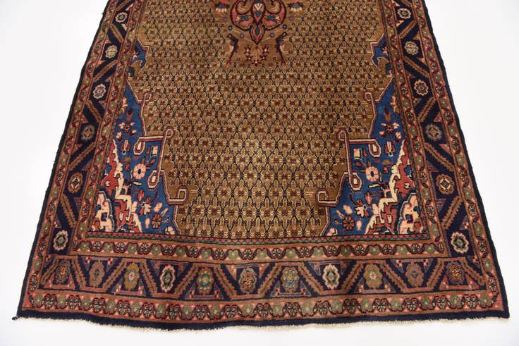 Vue détaillée : 155cm x 350cm Noué main Koliaei Tapis Persan Laine Tapis de couloir
