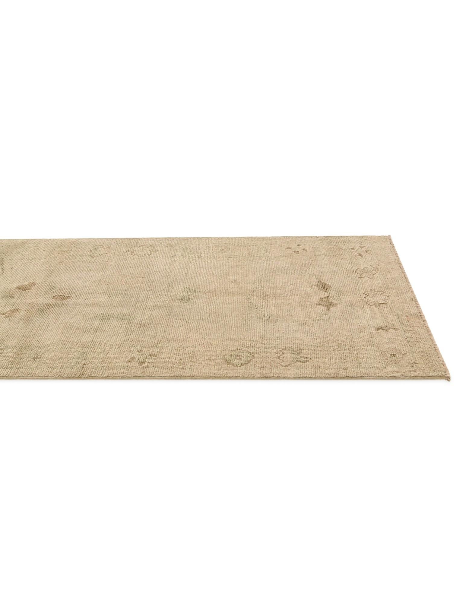2' 7 x 10' 11 Hand Knotted Oushak Wool Runner Rug