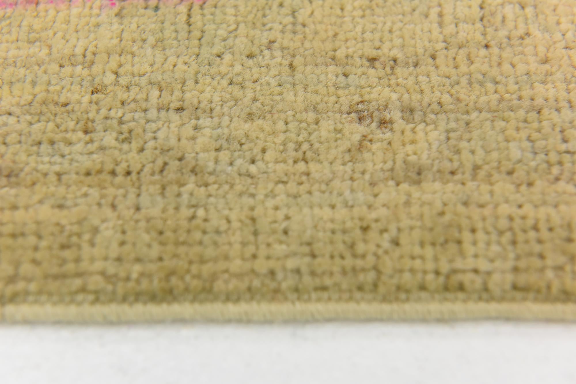 2' 8 x 10' 1 Hand Knotted Over-Dyed Ziegler Runner Rug