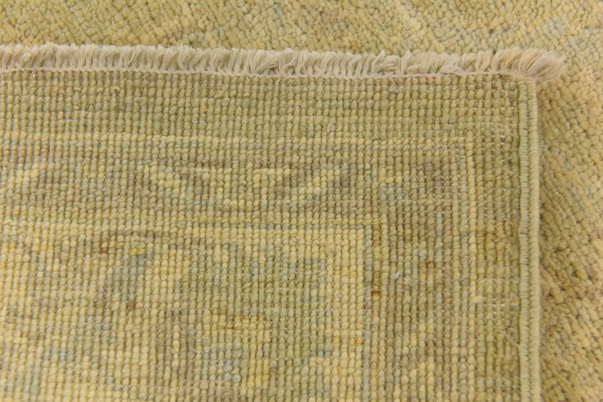 2' 8 x 10' 1 Hand Knotted Over-Dyed Ziegler Runner Rug