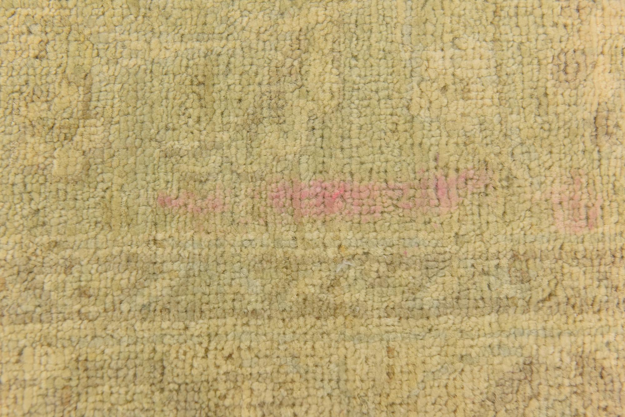 2' 8 x 10' 1 Hand Knotted Over-Dyed Ziegler Runner Rug