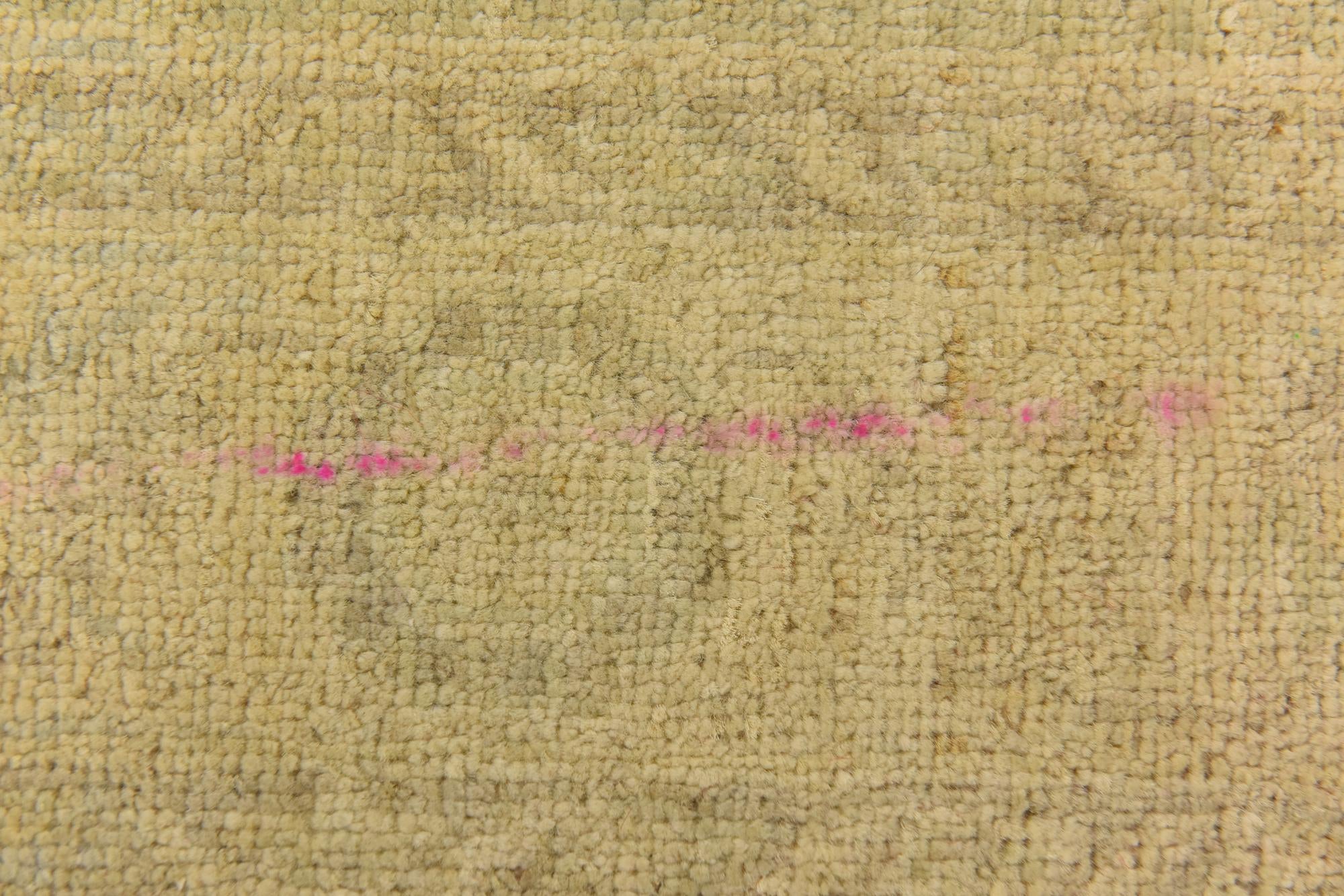 2' 8 x 10' 1 Hand Knotted Over-Dyed Ziegler Runner Rug