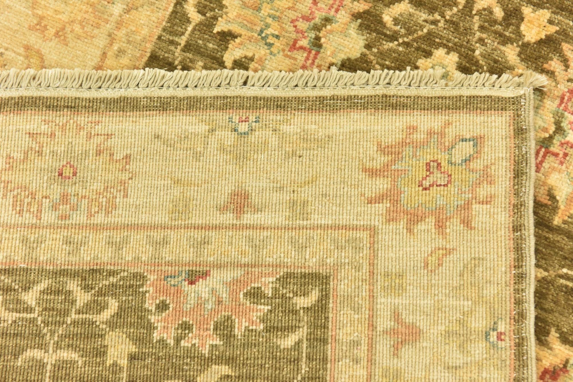 2' 5 x 10' 1 Hand Knotted Peshawar Ziegler Runner Rug