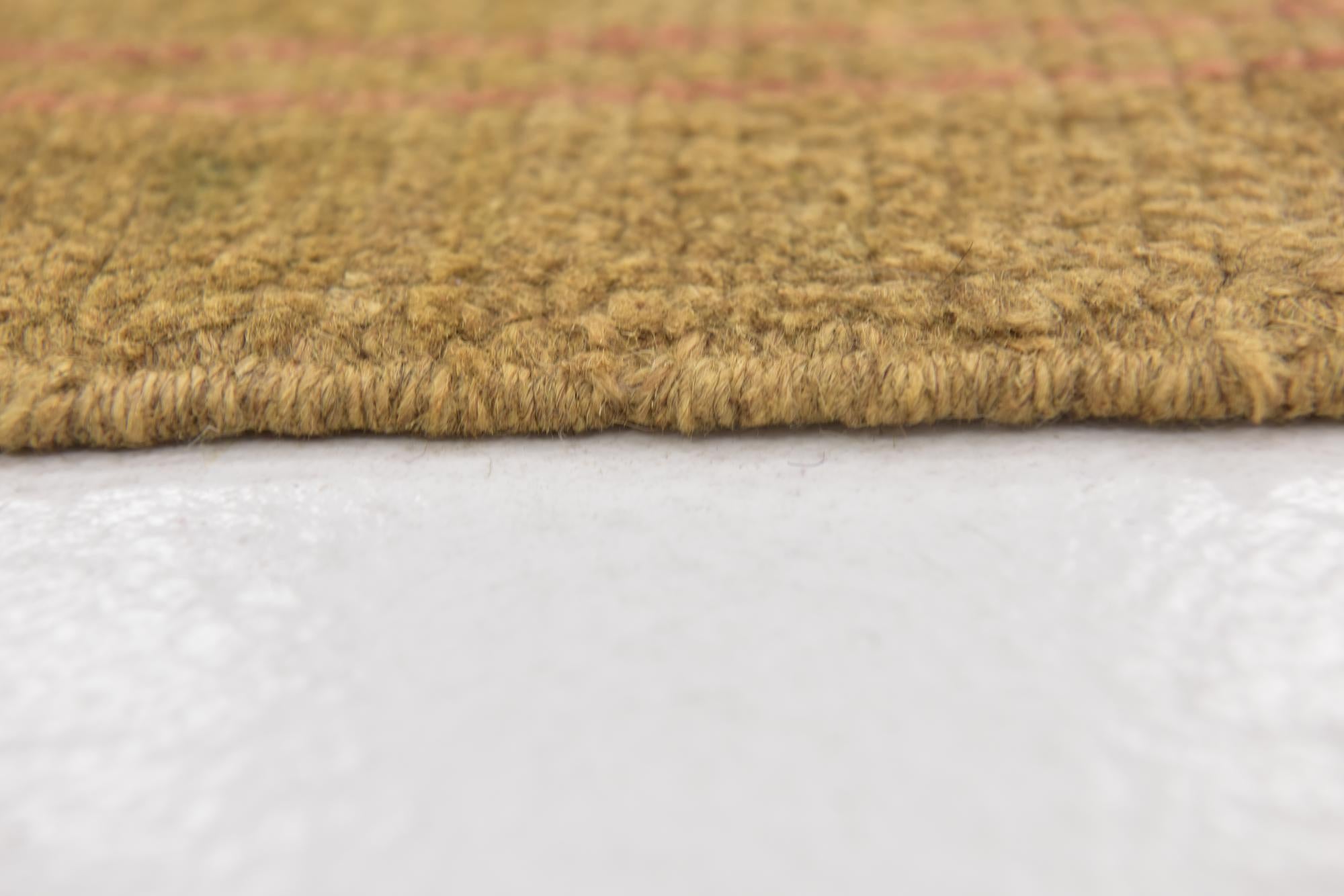 9' 2 x 10' 5 Hand Knotted Oushak Wool Square Rug