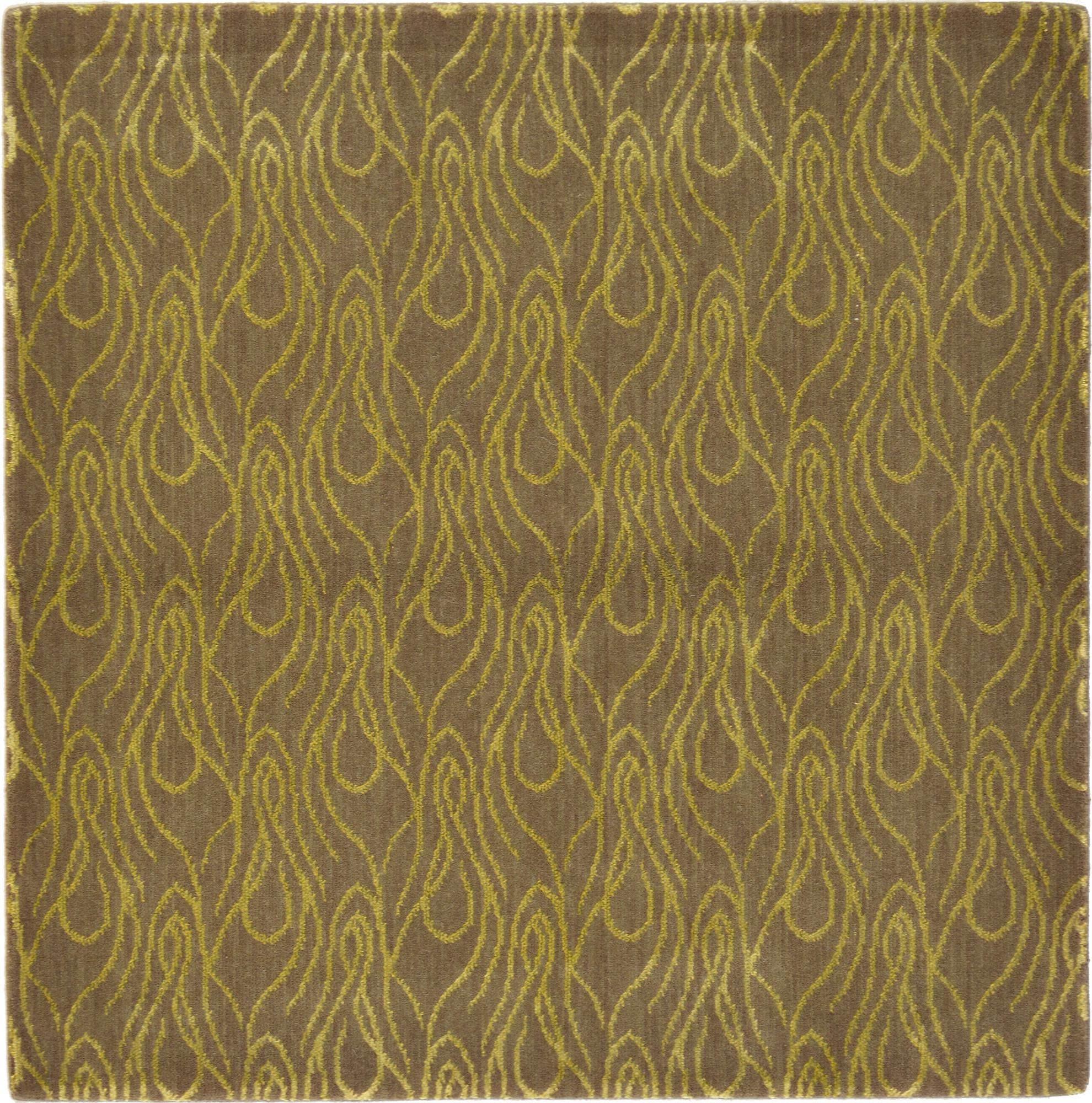 3' 3 x 3' 4 Reproduction Gabbeh Square Rug