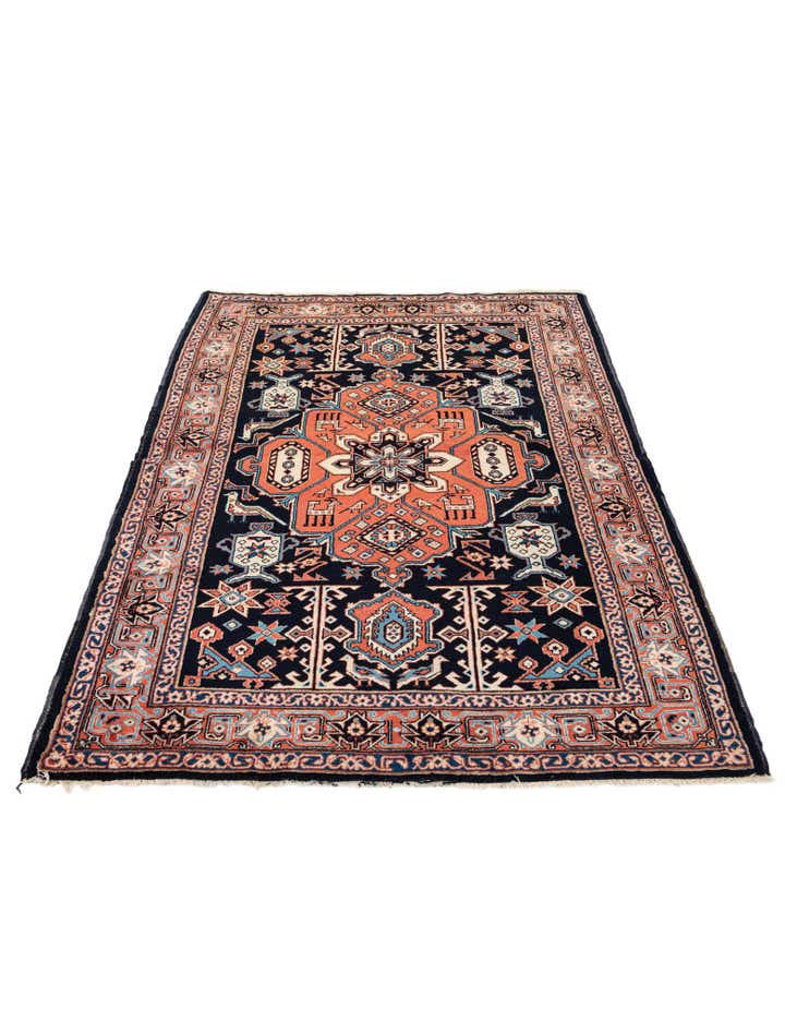 4' 3 x 5' 9 Hand Knotted Anatolian Wool Rug