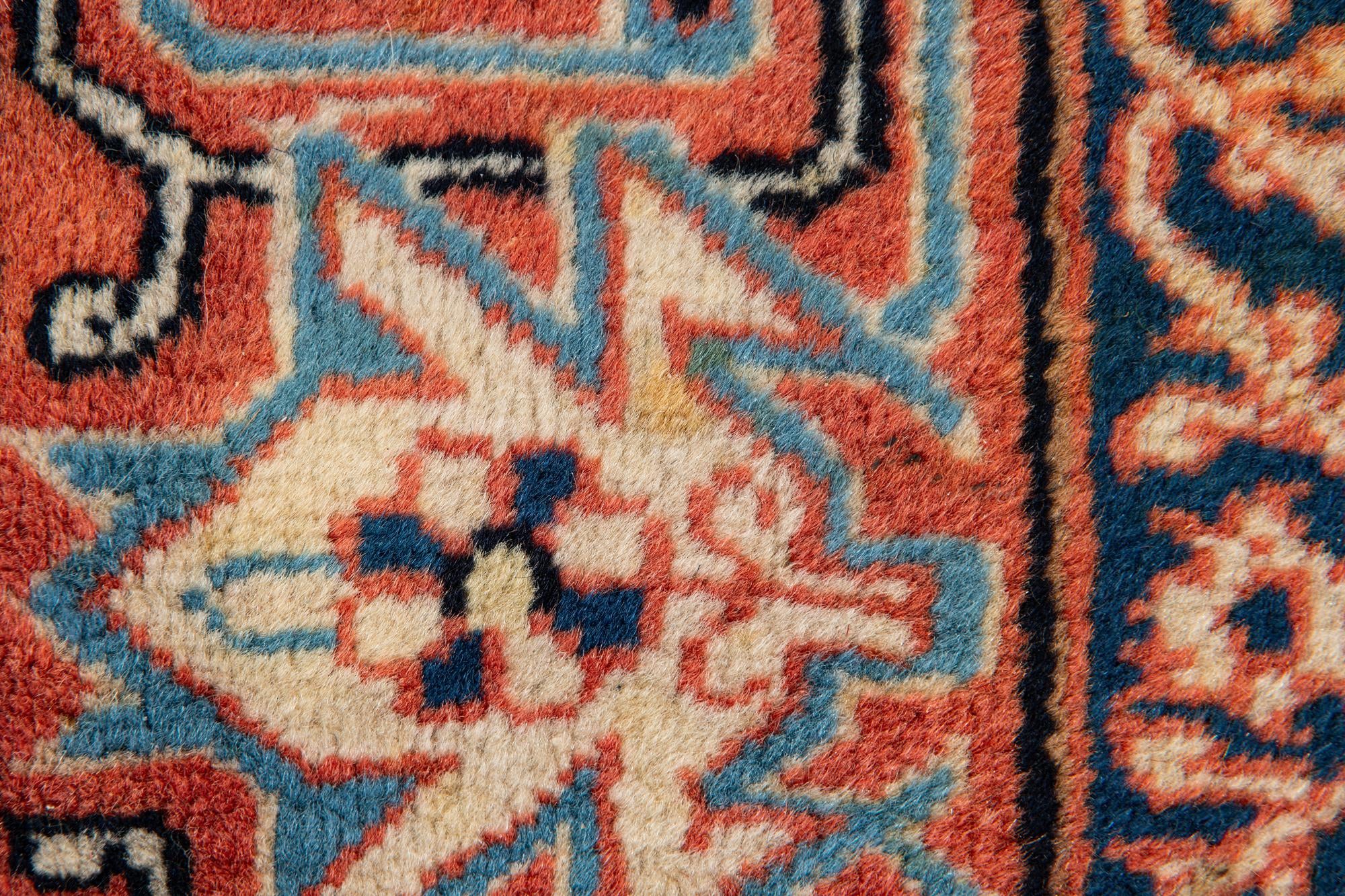 4' 3 x 5' 9 Hand Knotted Anatolian Wool Rug