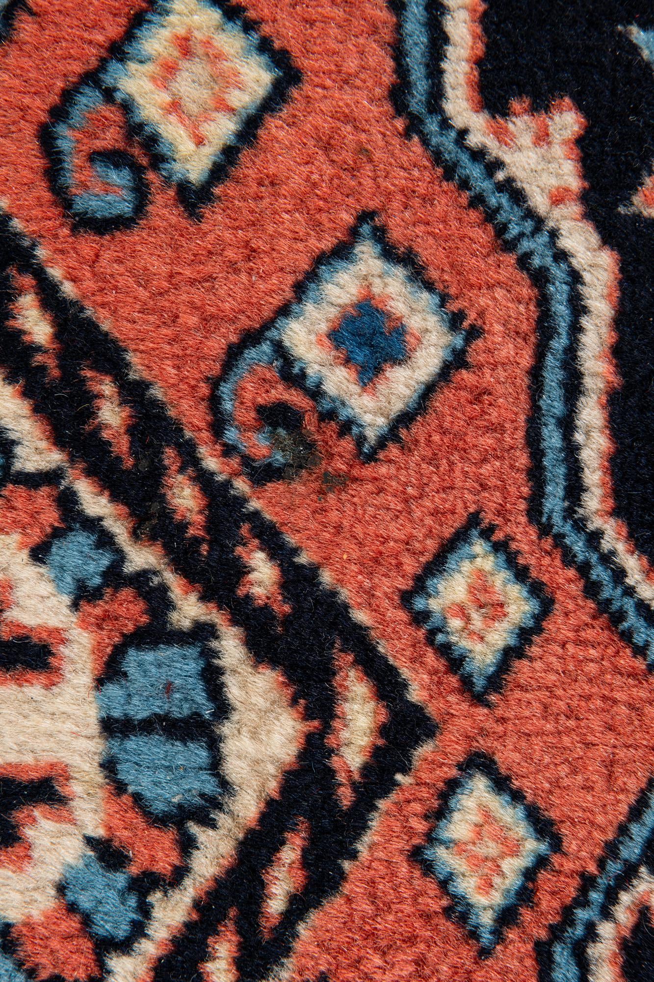 4' 3 x 5' 9 Hand Knotted Anatolian Wool Rug
