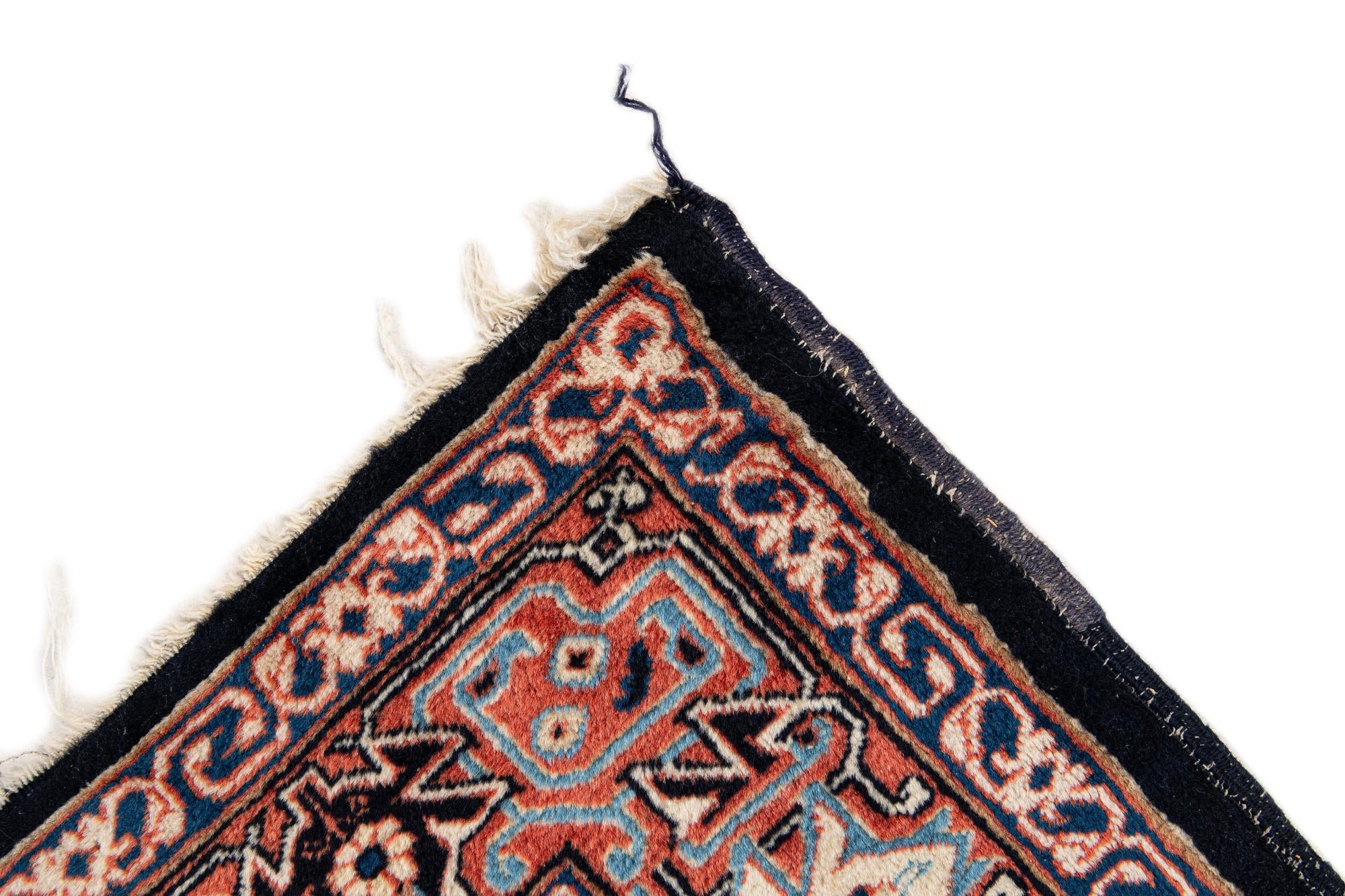 4' 3 x 5' 9 Hand Knotted Anatolian Wool Rug