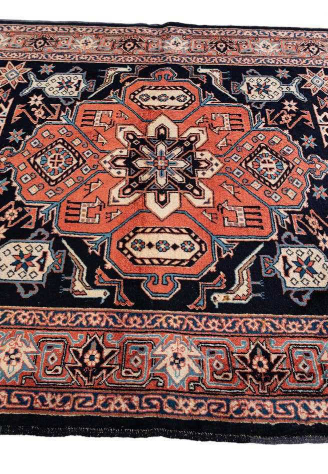 Detail image of 4' 3 x 5' 9 Hand Knotted Anatolian Wool Rug
