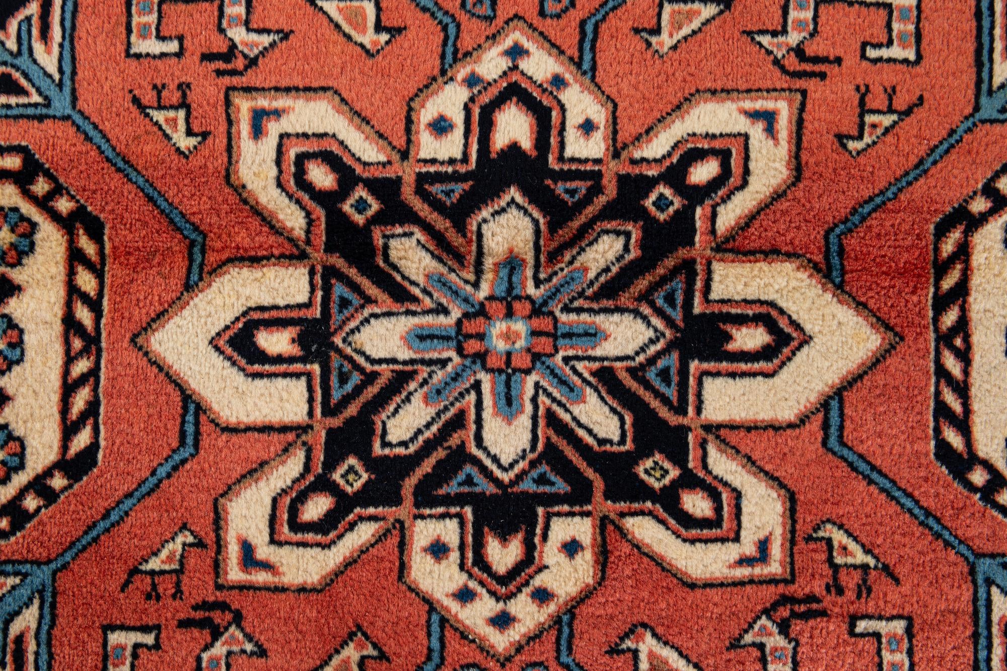 4' 3 x 5' 9 Hand Knotted Anatolian Wool Rug