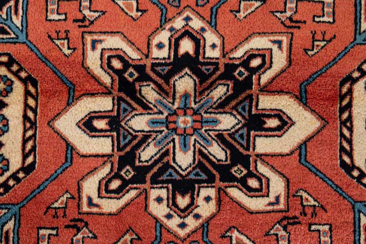 4' 3 x 5' 9 Hand Knotted Anatolian Wool Rug