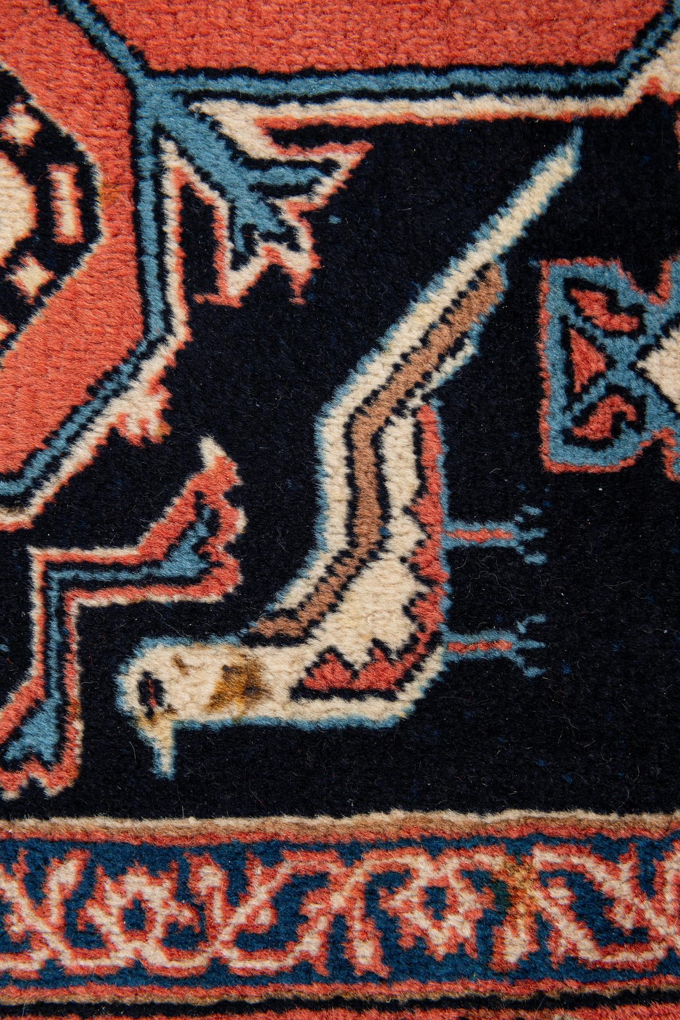 4' 3 x 5' 9 Hand Knotted Anatolian Wool Rug