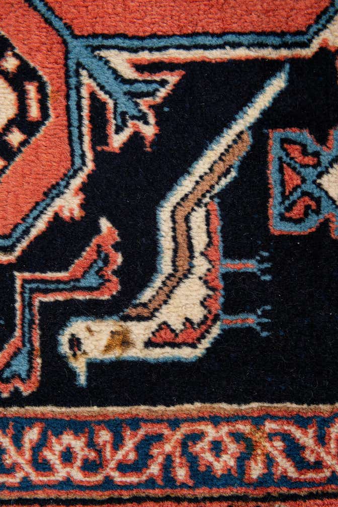 4' 3 x 5' 9 Hand Knotted Anatolian Wool Rug