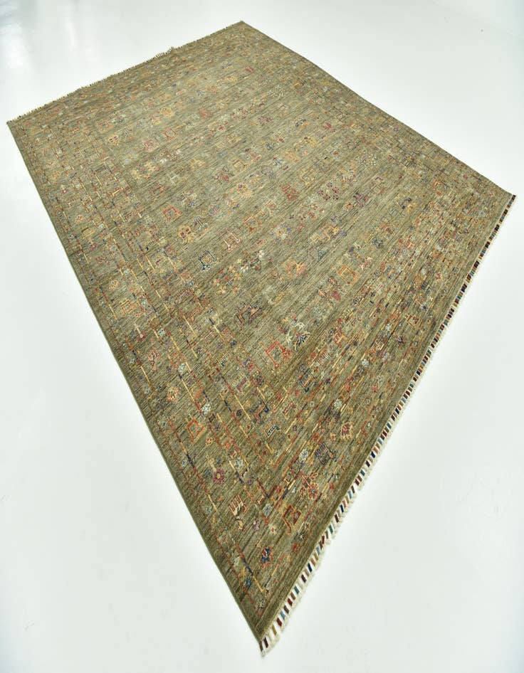 Detail image of 8' 2 x 9' 8 Hand Knotted Ariana Ziegler Rug