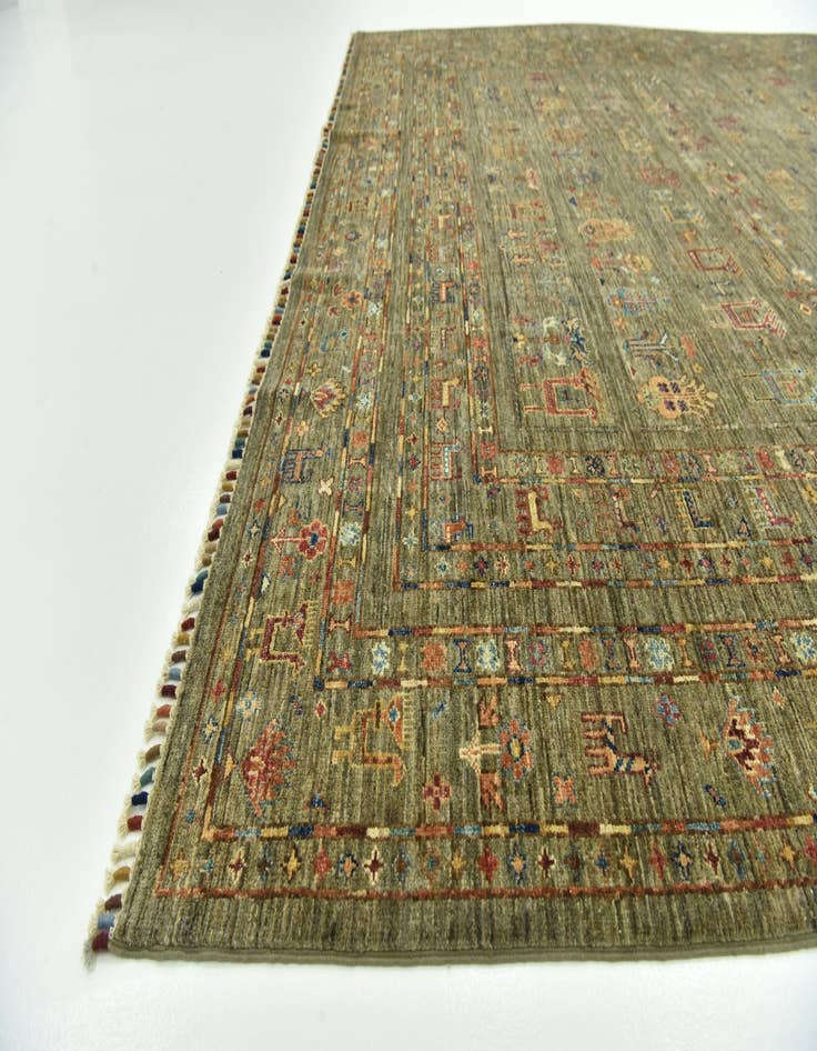 Detail image of 8' 2 x 9' 8 Hand Knotted Ariana Ziegler Rug