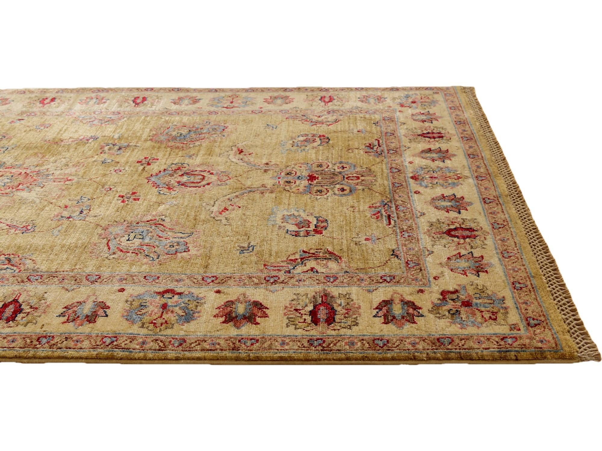 3' 10 x 6' 8 Hand Knotted Ariana Ziegler Rug