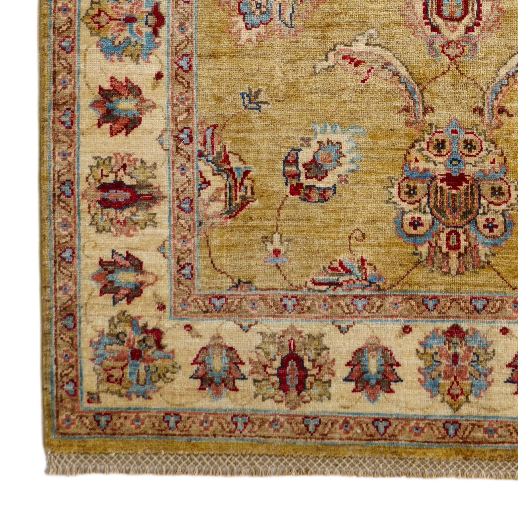 3' 10 x 6' 8 Hand Knotted Ariana Ziegler Rug