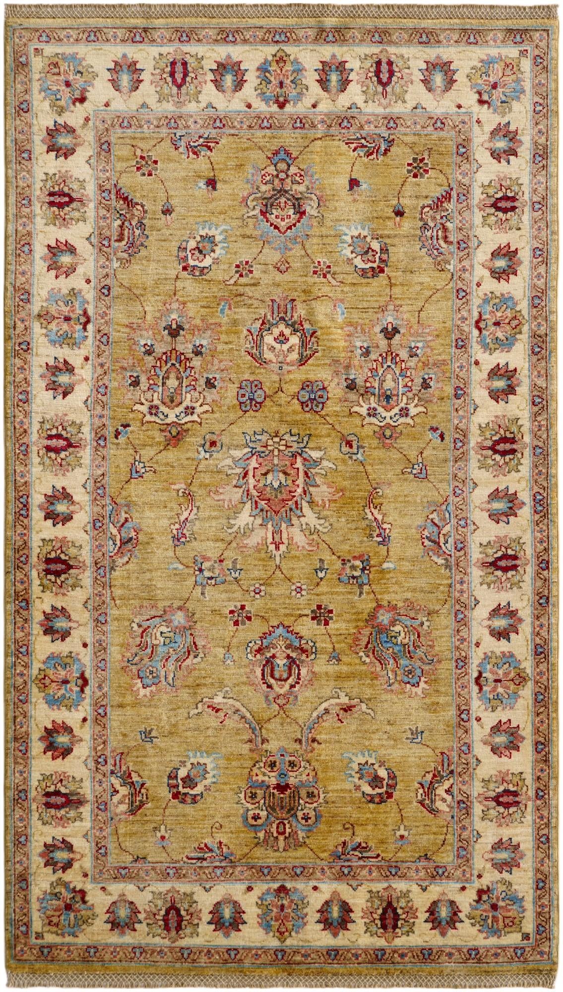 3' 10 x 6' 8 Hand Knotted Ariana Ziegler Rug