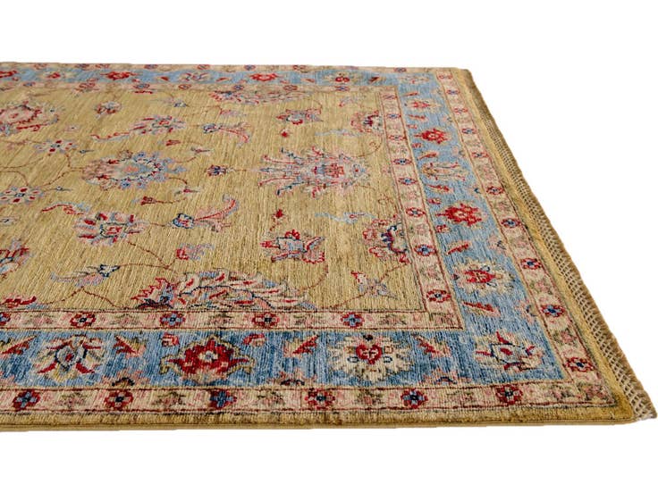 Detail image of 4' 2 x 6' Hand Knotted Ariana Ziegler Rug