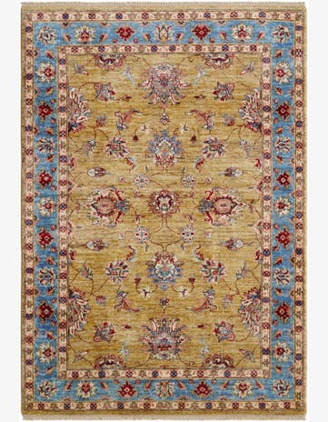 4' 2 x 6' Hand Knotted Ariana Ziegler Rug