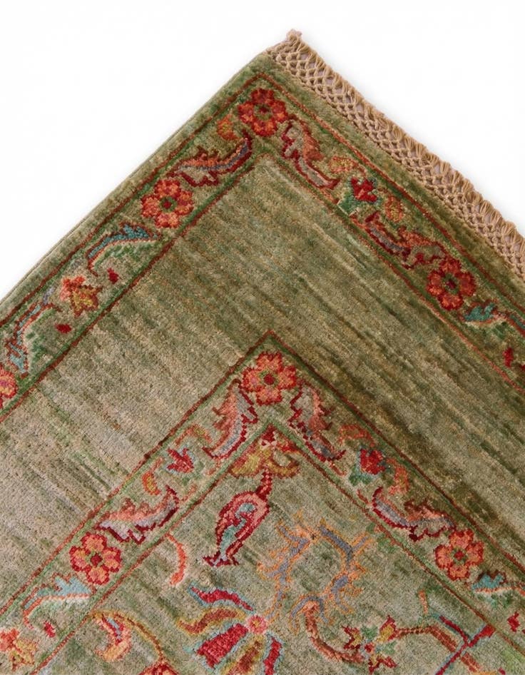 Detail image of 5' 1 x 6' 8 Hand Knotted Ariana Ziegler Rug